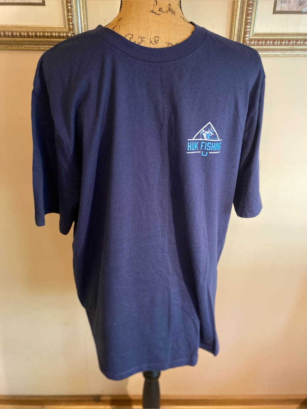 HUK Diamond Flats Tee Naval Academy Men’s Size L NWT